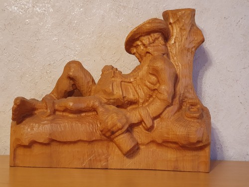 Holzschnitzerei skulptur - holzschnitzerei,