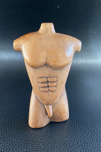 Holz figur skulptur - figur,