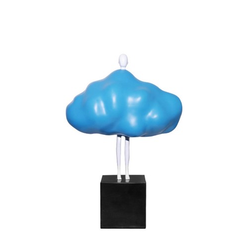 Skulptur mit sockel dekorativ - skulptur,