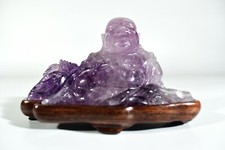 Amethyst BUDDHA auf Sockel °