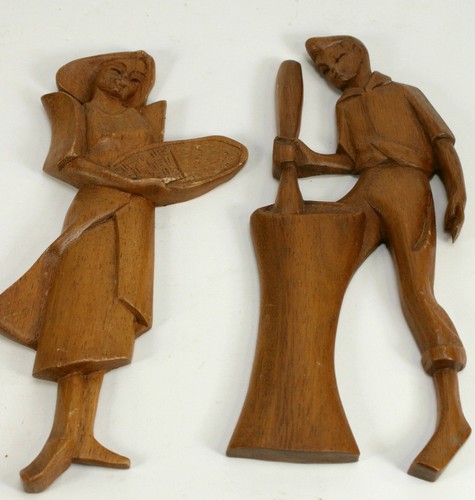 Holzfigur holzskulptur mann - holzfigur,