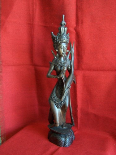 Holzfigur ebenholz - holzfigur,