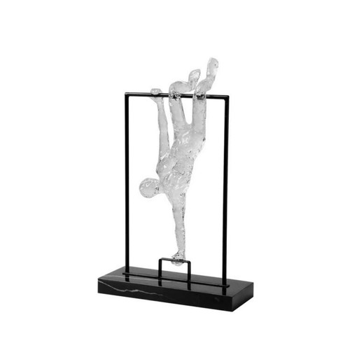 Skulptur mit metallrahmen - mit,