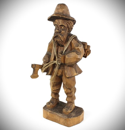 Holzfigur skulptur statue - holzfigur,