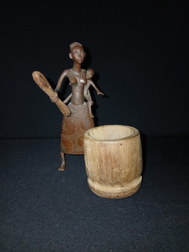 Fon skulptur afrika - skulptur, kupfer
