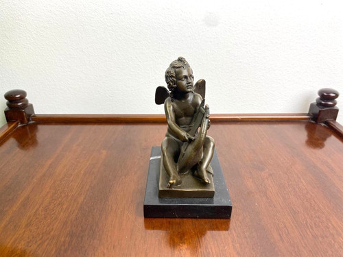 Bronze skulpur leier - bronze,