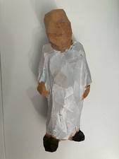 Holzskulptur "Papst" von Georg