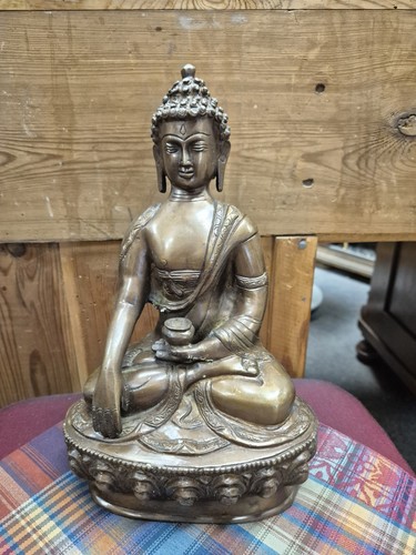 Buddha figur bronce buddhismus - bronce,