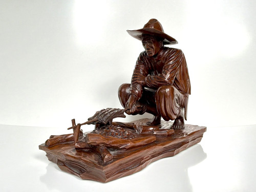 Skulptur gaúcho churrasco - skulptur/,