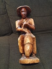 Volkskunst Skulptur Mann Mit