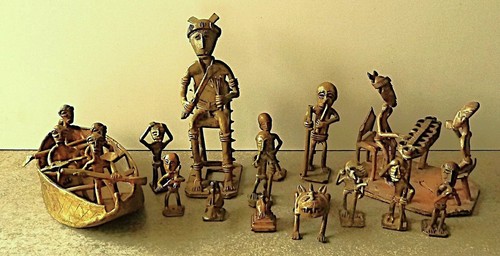 Konvolut bronze figur - konvolut,