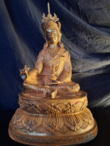 Buddha bronze statue guru - buddha,