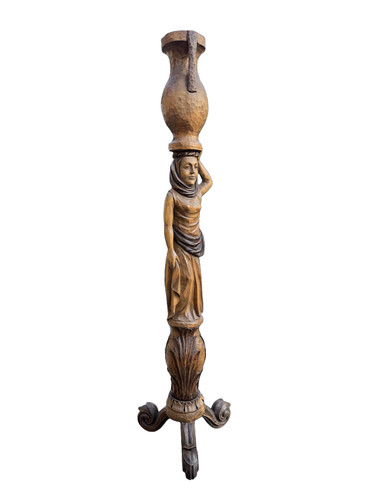 Skulptur holz figur - holz,