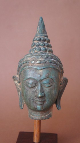 Buddha kopf büste alt - kopf, figur