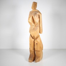 "Holz-Frau" Skulptur vom