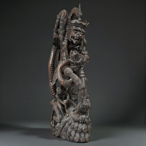 Alte bali hanuman holz figur - hanuman,