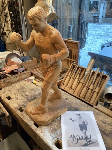 Max schmeling holzfigur - schmeling,