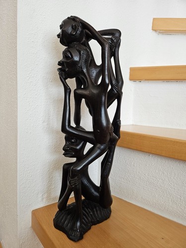 Afrikanische ebenholz skulptur - afrikanische, ebenholz-skulptur