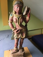 indische Holzskulptur;