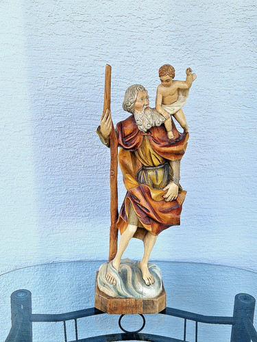 Antike hand geschnitzte - ,