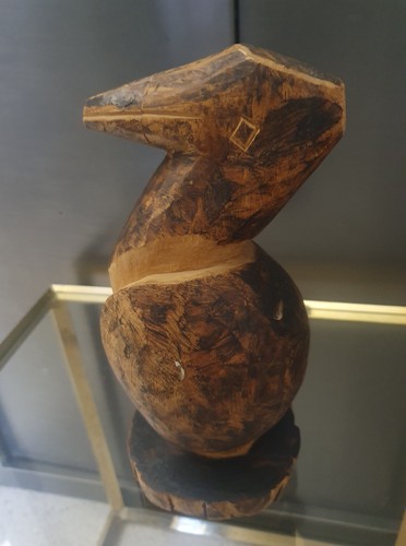 Brutalismus holz skulptur - brutalismus, holz-skulptur