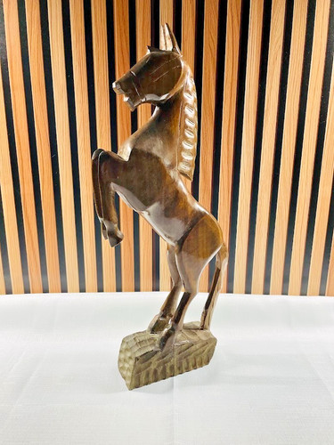 Pferd holz skulptur deko - pferd, figur