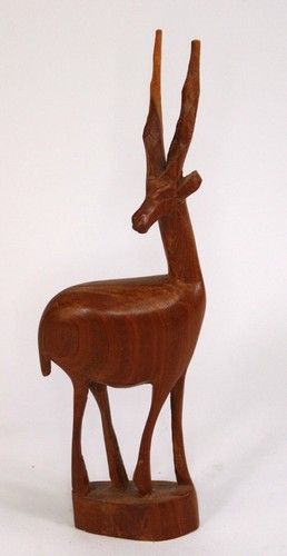 Antilope holz holzfigur - holz,
