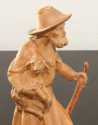 Vintage krippe figur - figur, skulptur