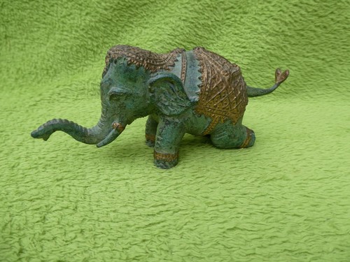 Elefant skulptur aus bronze - elefant,