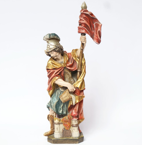 Heiliger florian holz - heiliger, skulptur
