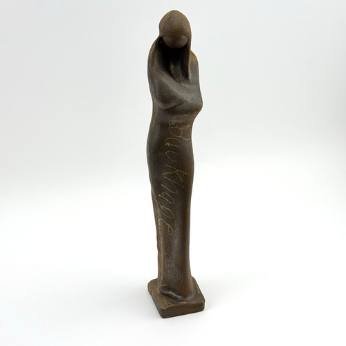 Vtg metall skulptur frau - vtg,
